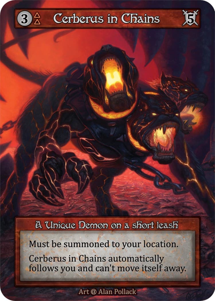 Cerberus in Chains — Alpha card