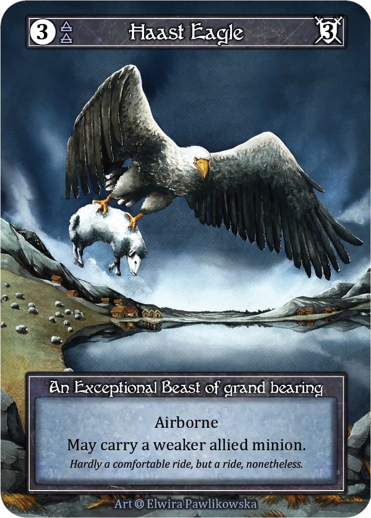 Haast Eagle (Foil) — Alpha card