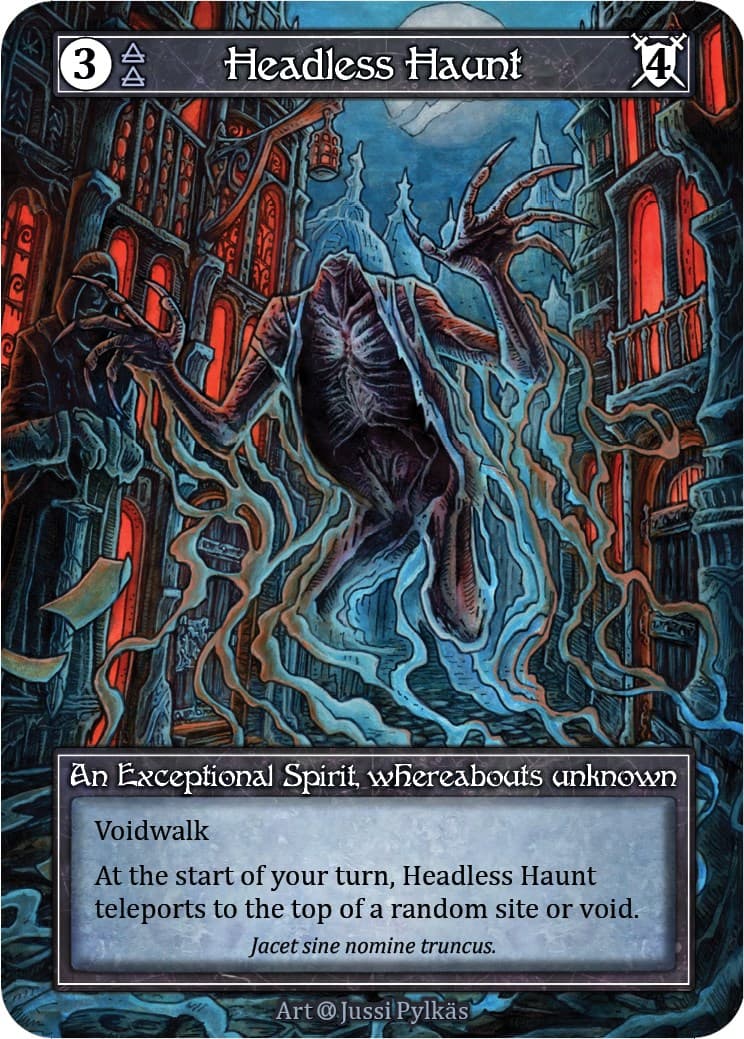 Headless Haunt (Foil) — Alpha card