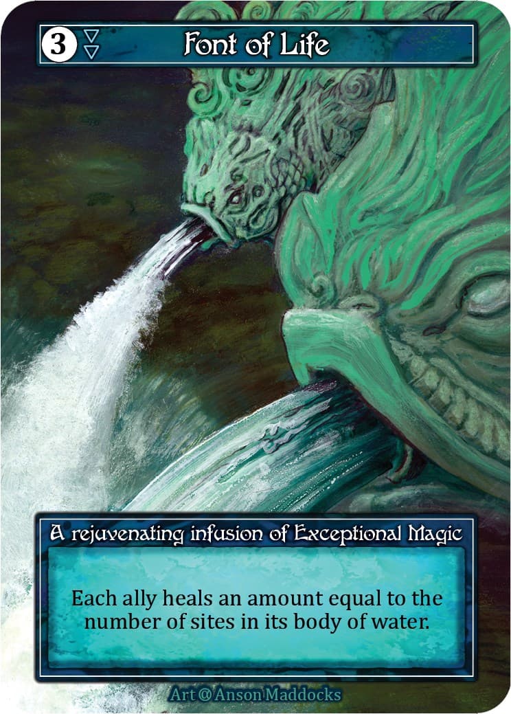 Font of Life (Foil) — Alpha card