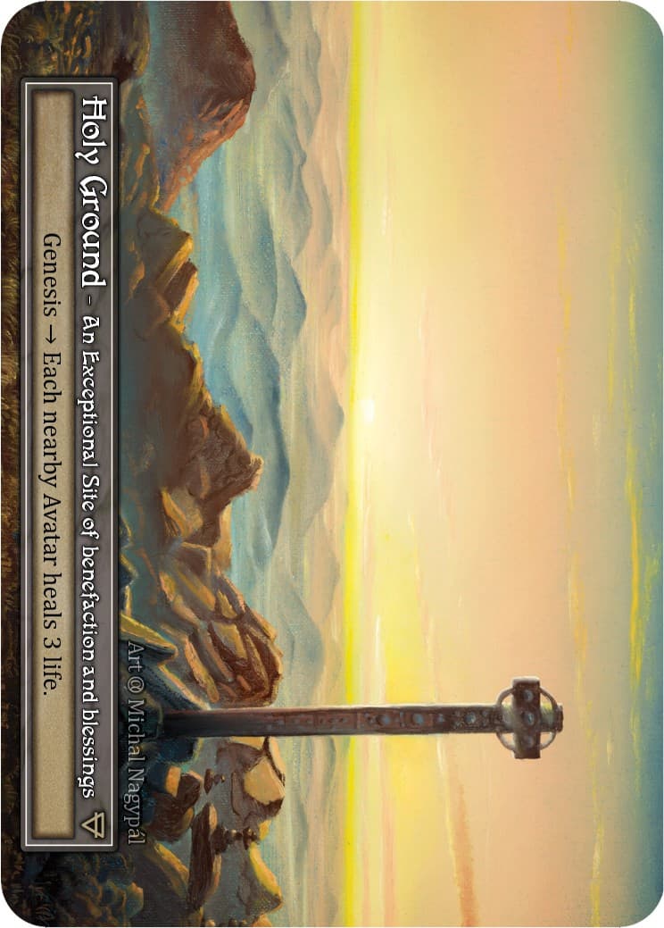 Holy Ground (Foil) — Alpha card