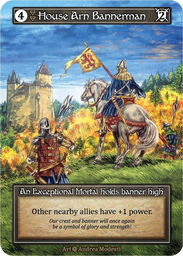 House Arn Bannerman (Foil) — Alpha card