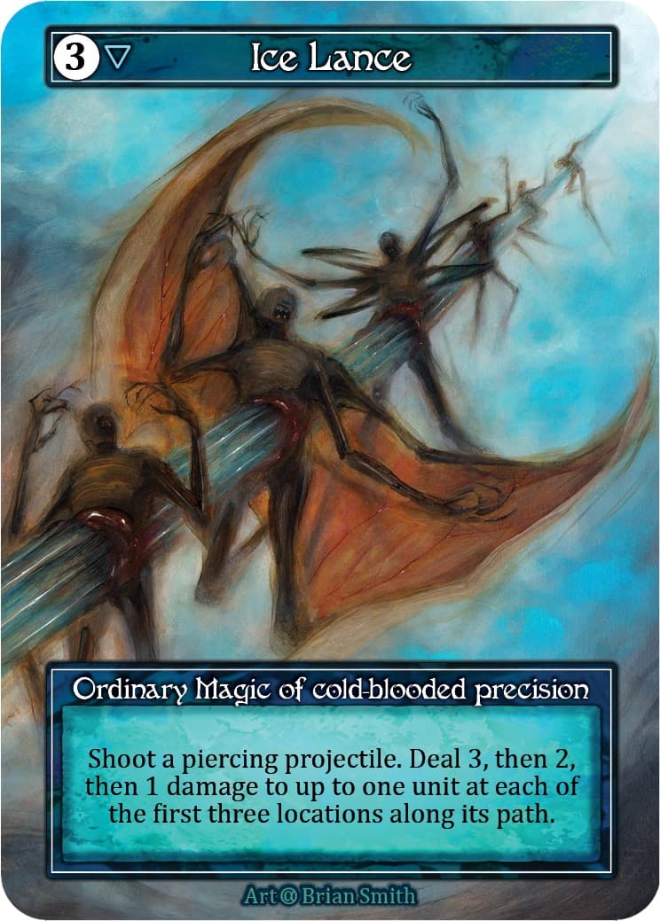 Ice Lance (Foil) — Alpha card