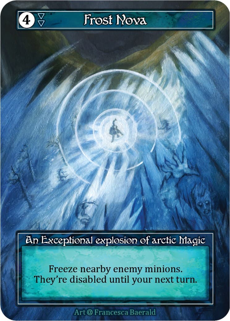 Frost Nova (Foil) — Alpha card