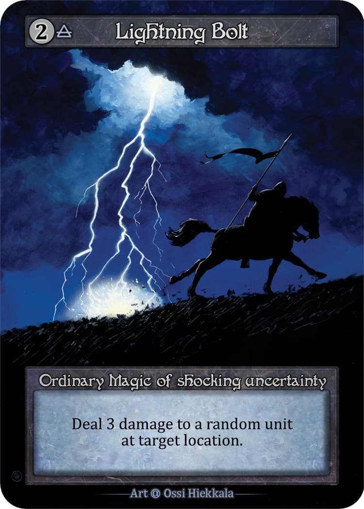 Lightning Bolt (Preconstructed Deck) — Alpha card