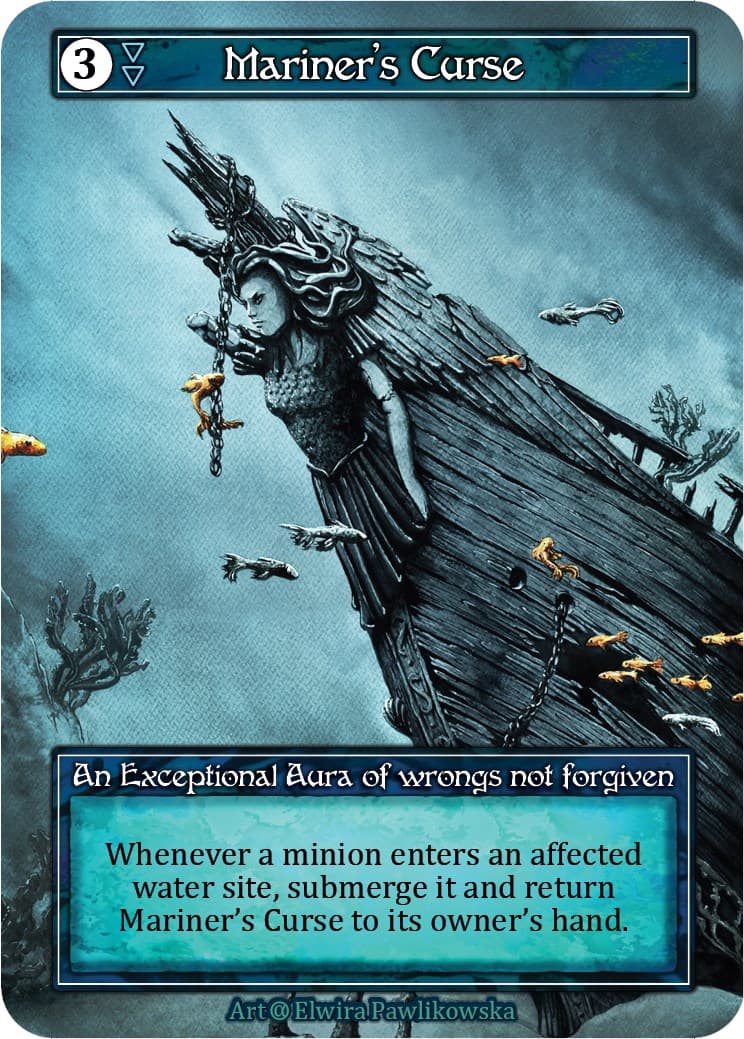 Mariner's Curse (Foil) — Alpha card