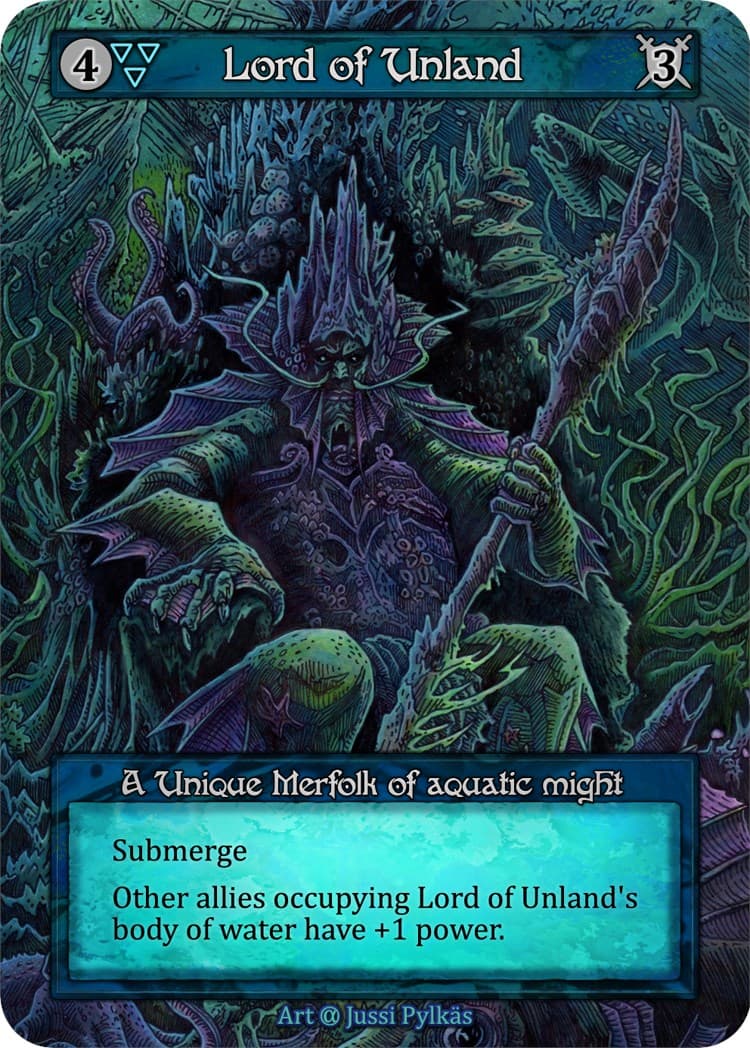 Lord of Unland (Foil) — Alpha card