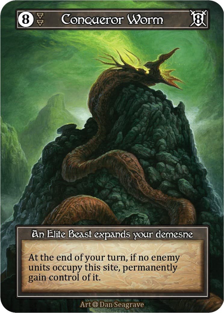 Conqueror Worm (Foil) — Alpha card