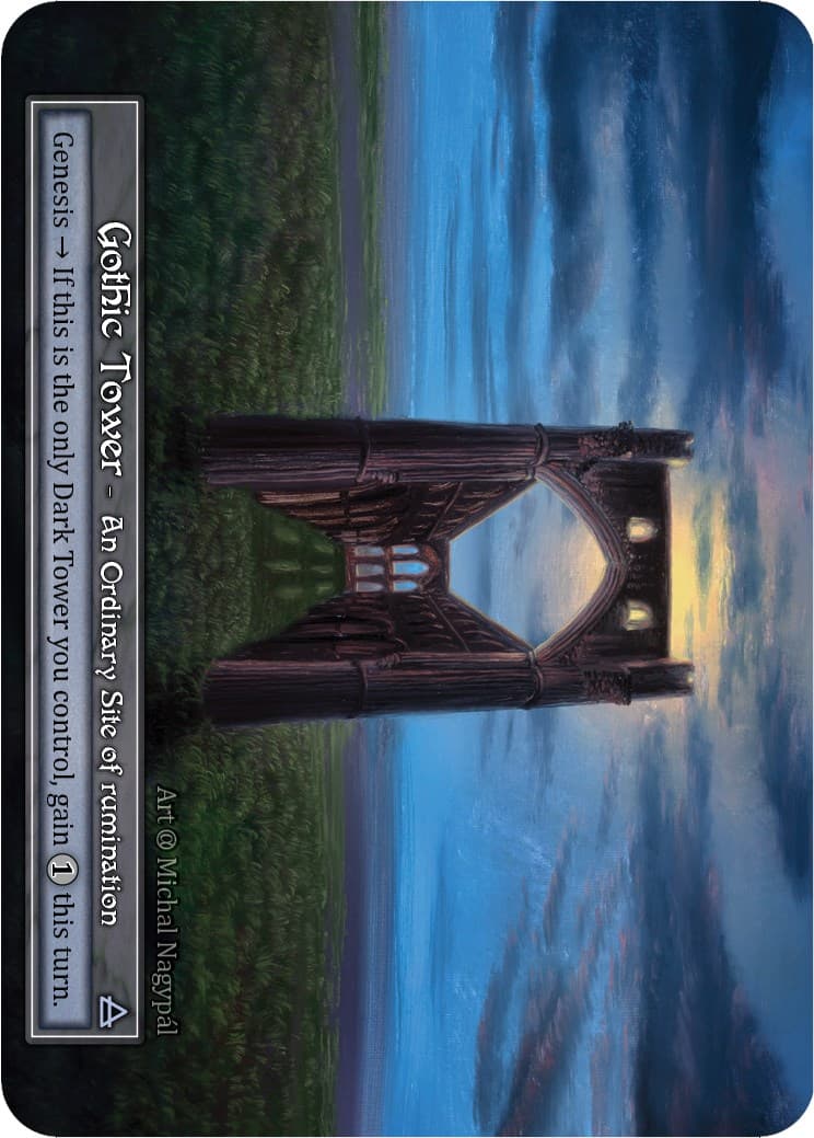 Gothic Tower (Foil) — Alpha card