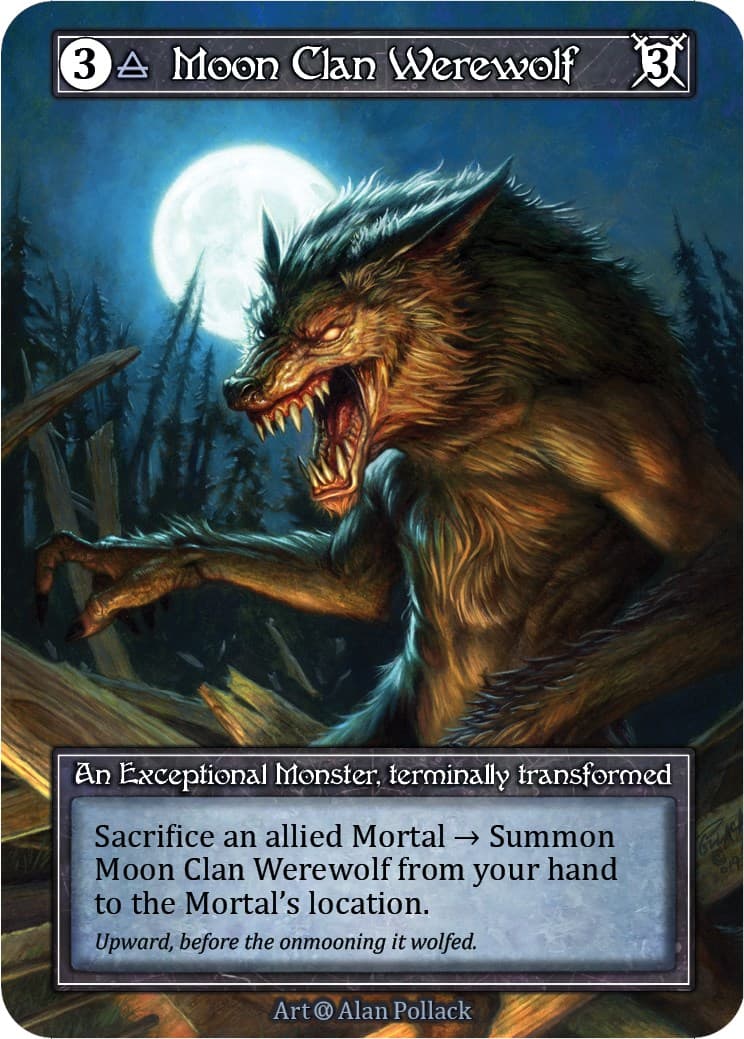 Moon Clan Werewolf (Foil) — Alpha card