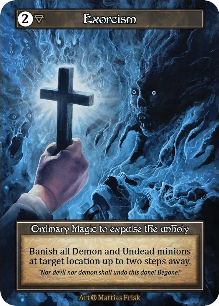 Exorcism (Foil) — Alpha card