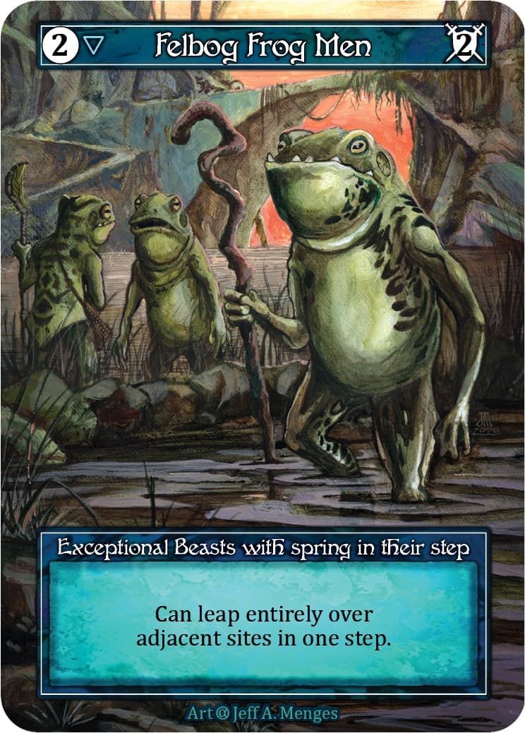 Felbog Frog Men (Foil) — Alpha card