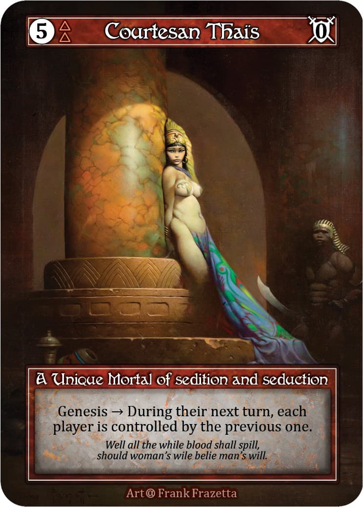 Courtesan Thaïs (Foil) — Alpha card