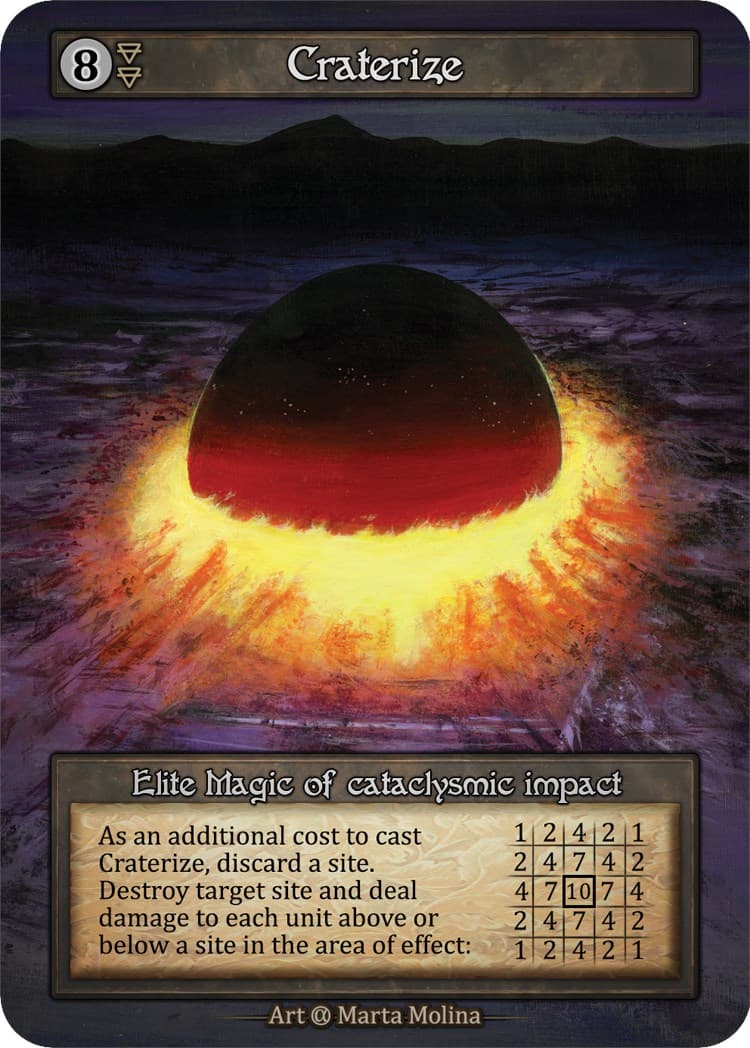 Craterize (Preconstructed Deck) — Alpha card