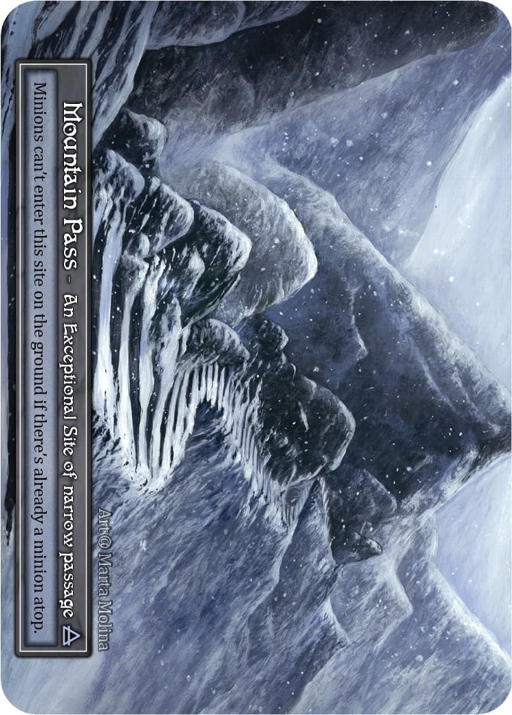 Mountain Pass (Foil) — Alpha card