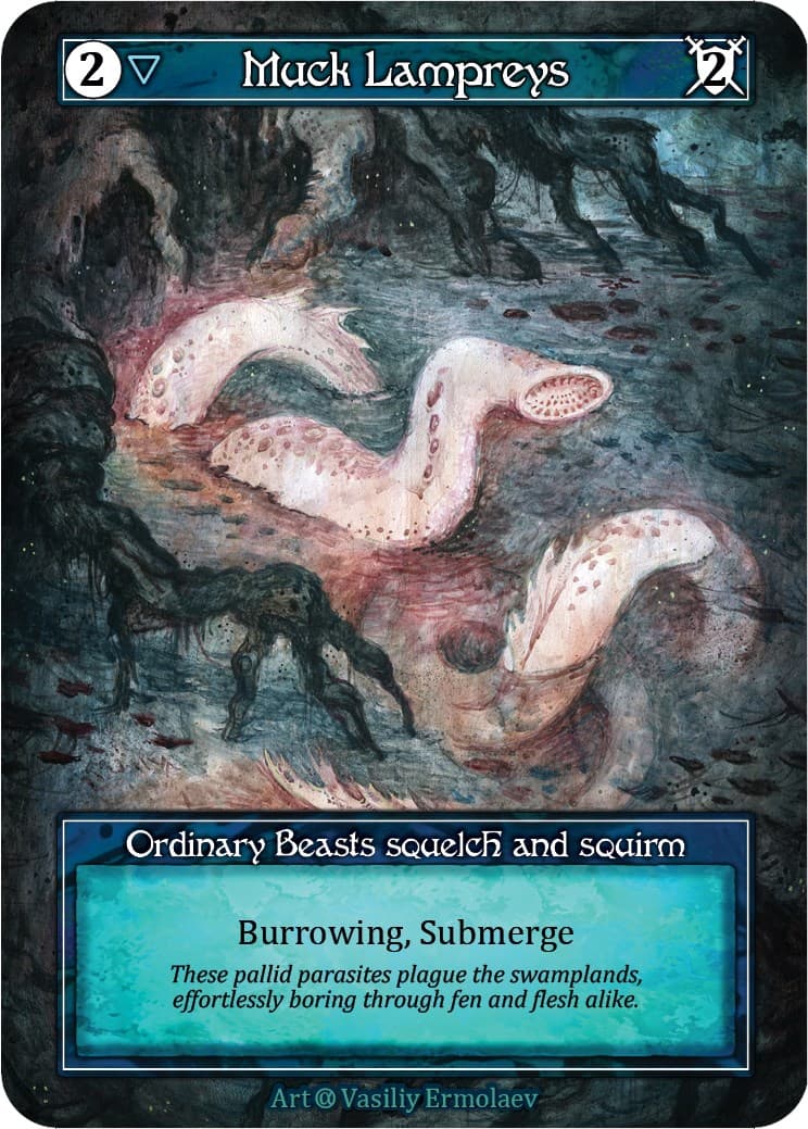 Muck Lampreys (Foil) — Alpha card