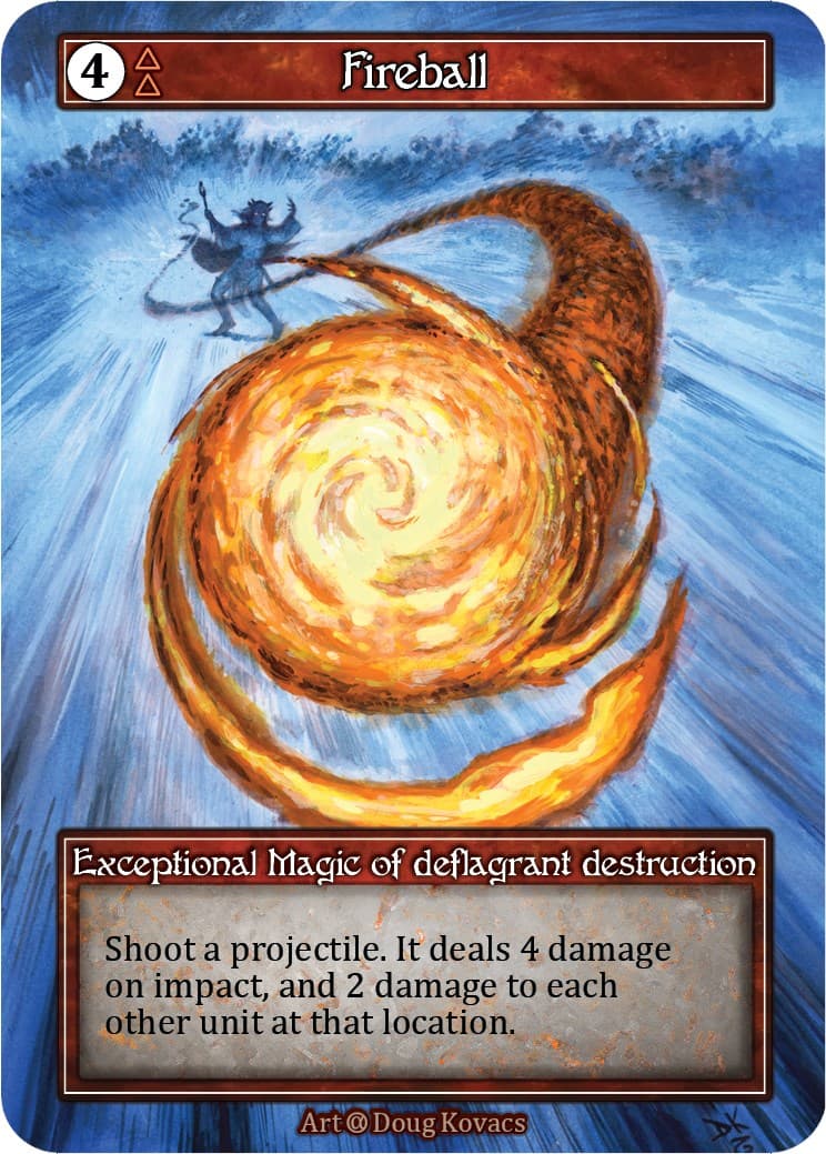 Fireball (Foil) — Alpha card
