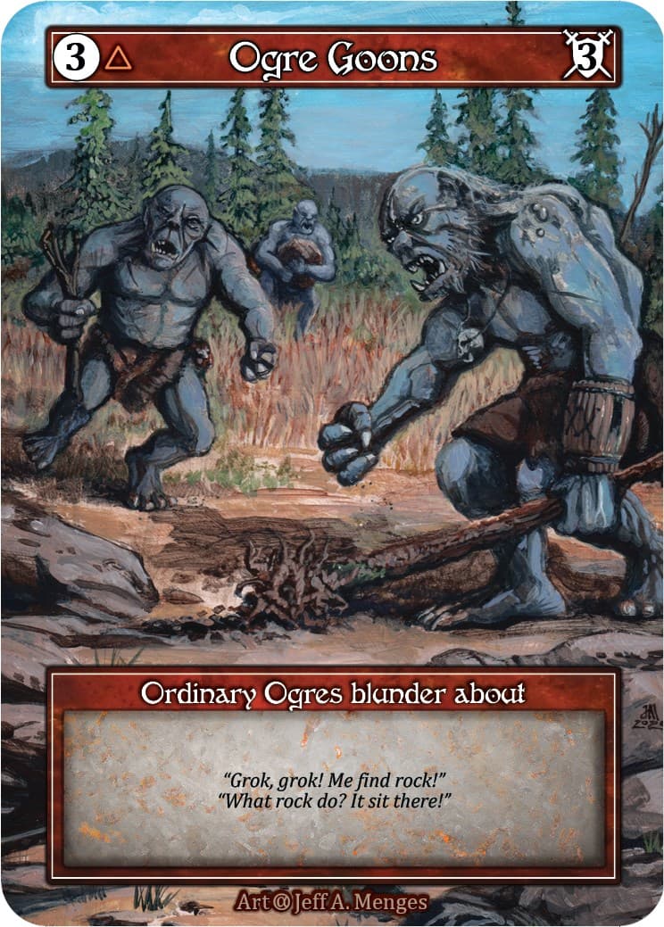 Ogre Goons (Foil) — Alpha card