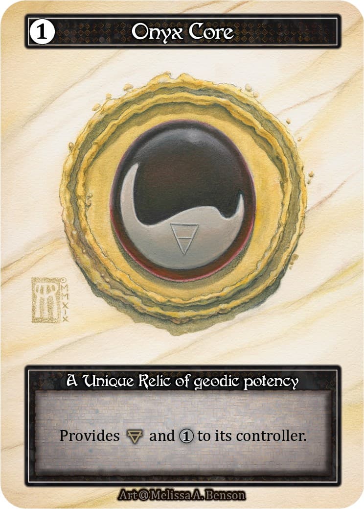 Onyx Core (Foil) — Alpha card