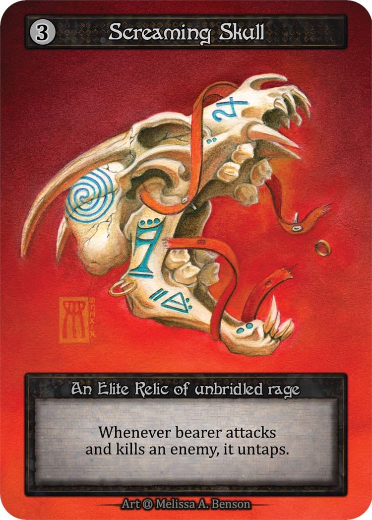 Screaming Skull (Preconstructed Deck) — Alpha card