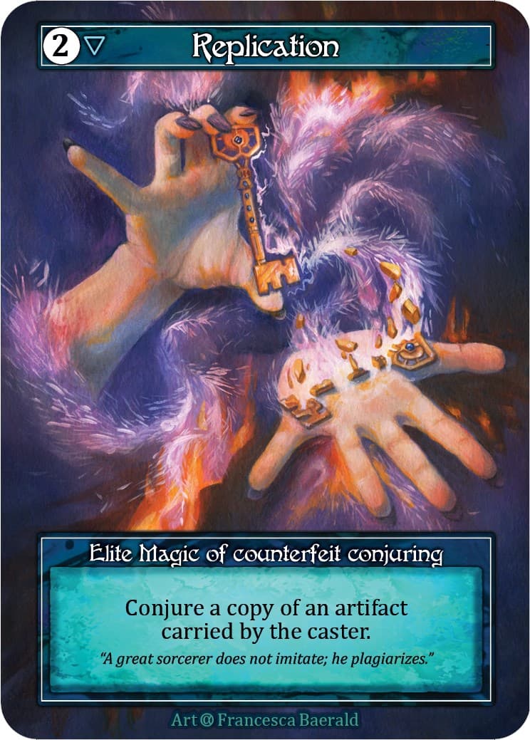 Replication (Foil) — Alpha card