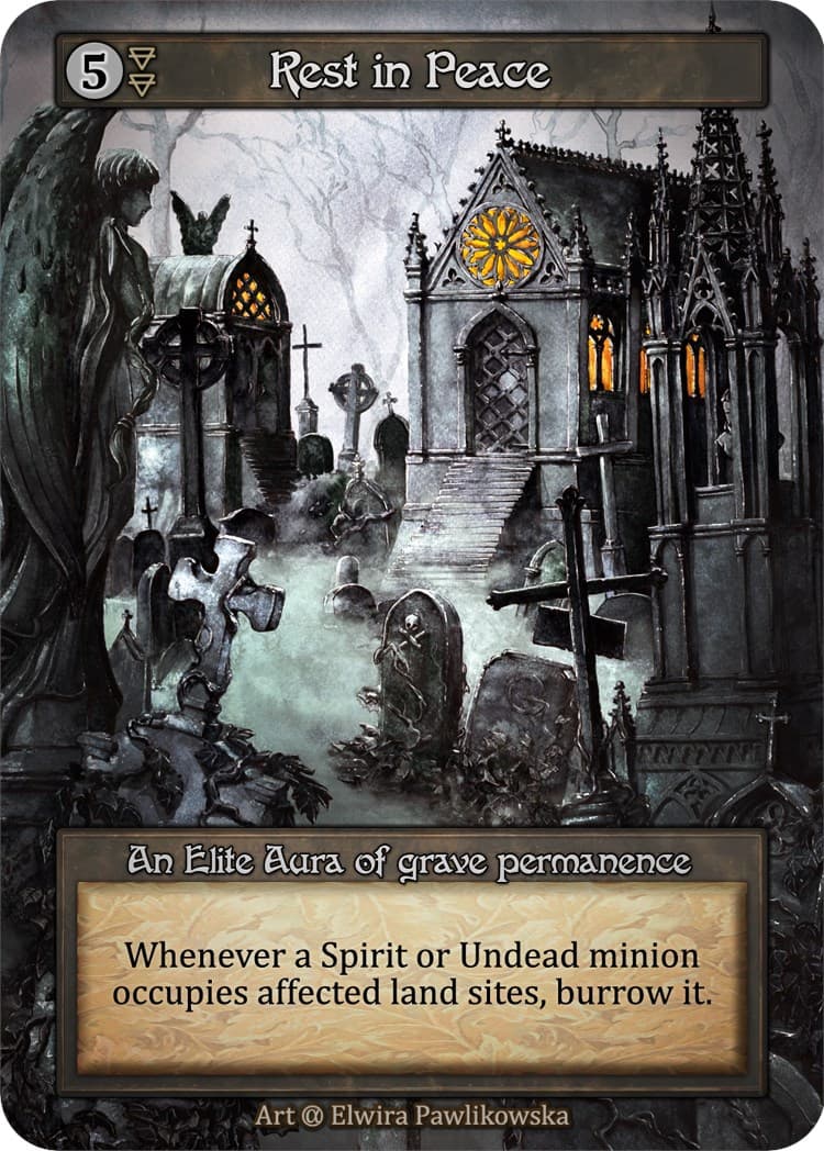 Rest in Peace — Alpha card