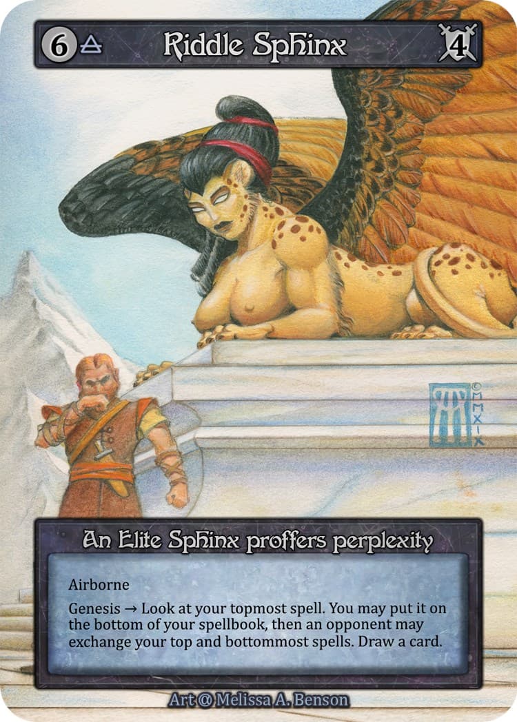 Riddle Sphinx — Alpha card