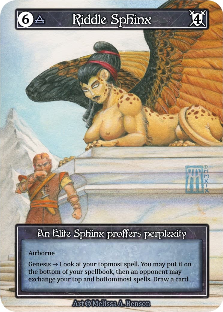 Riddle Sphinx (Foil) — Alpha card