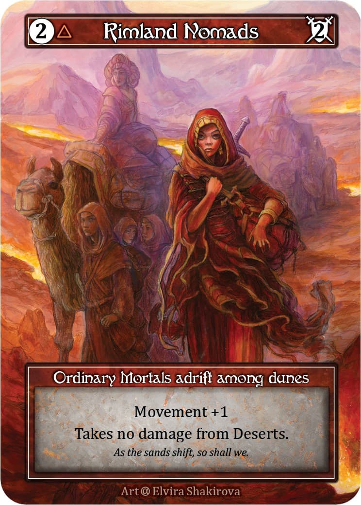 Rimland Nomads (Foil) — Alpha card