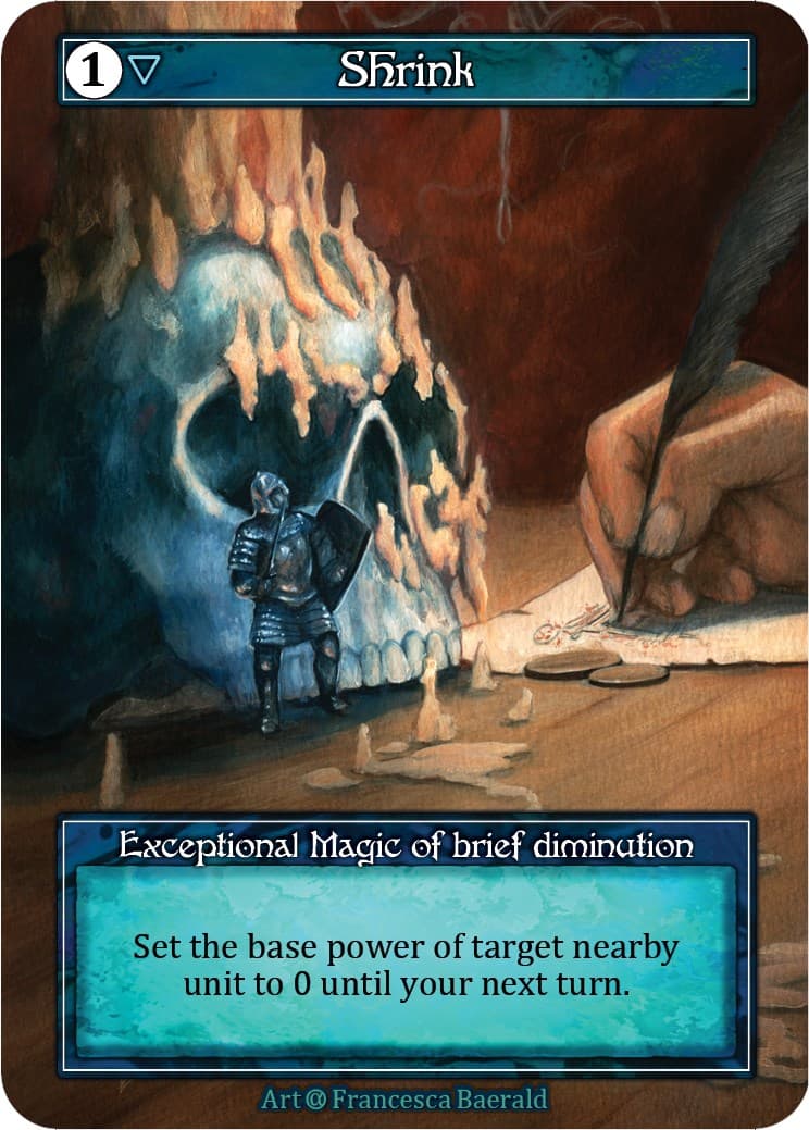 Shrink (Foil) — Alpha card