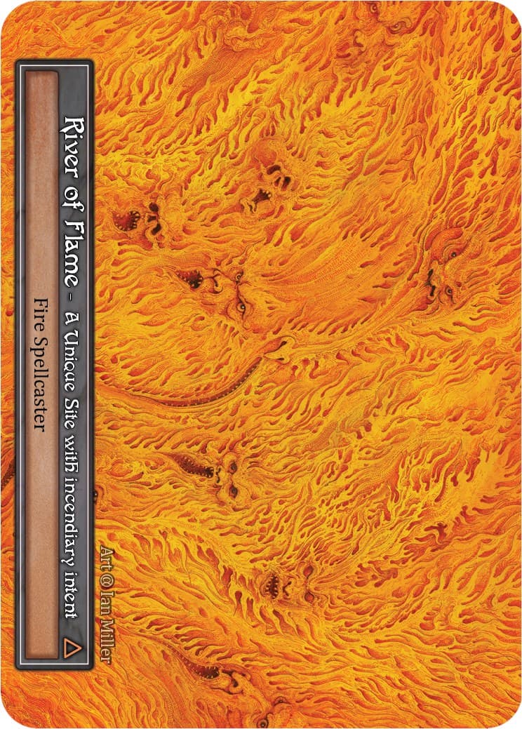 River of Flame (Foil) — Alpha card