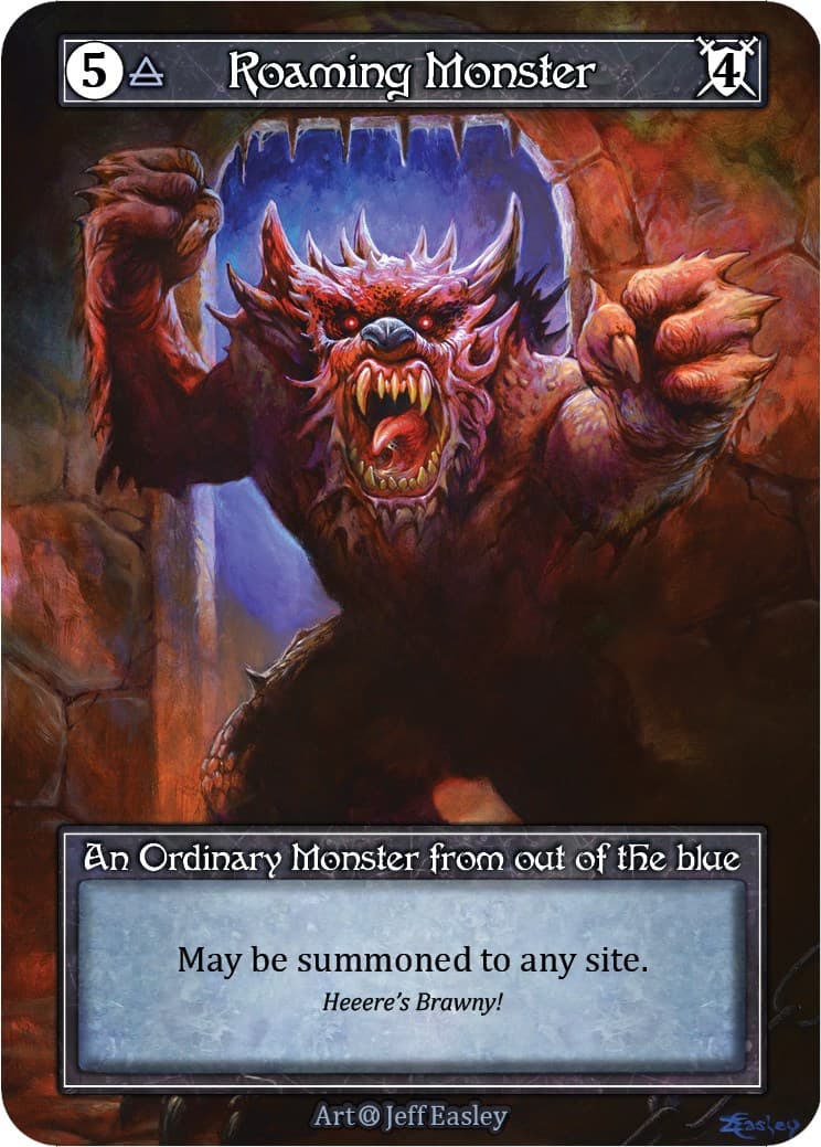 Roaming Monster (Foil) — Alpha card