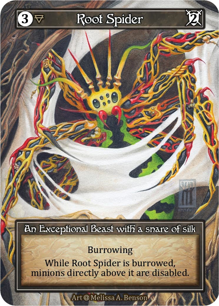 Root Spider (Foil) — Alpha card