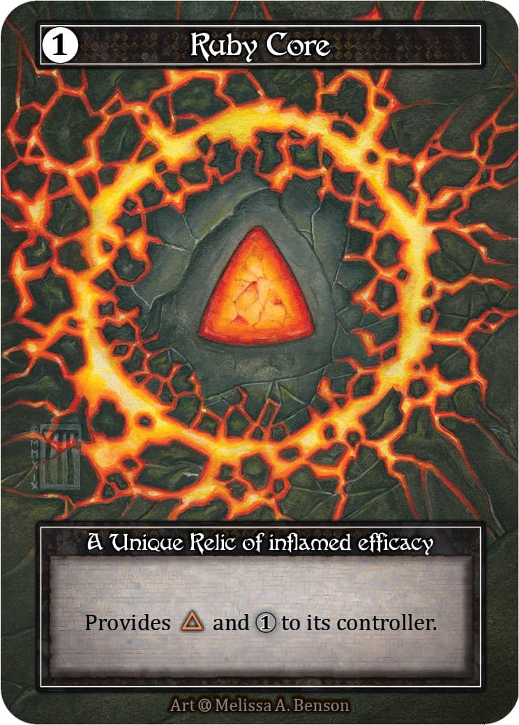 Ruby Core (Foil) — Alpha card