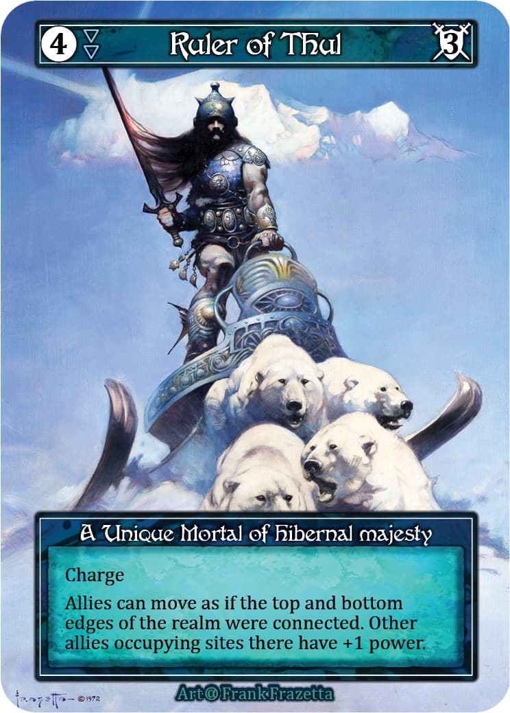 Ruler of Thul (Foil) — Alpha card
