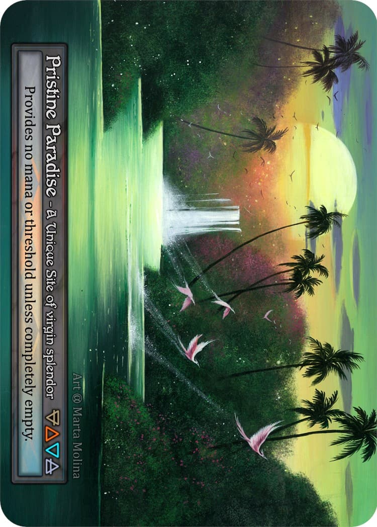 Pristine Paradise — Alpha card
