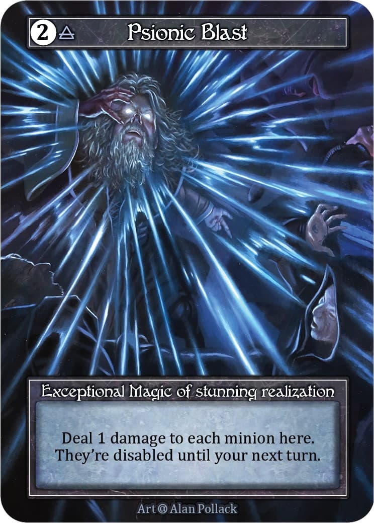 Psionic Blast (Foil) — Alpha card