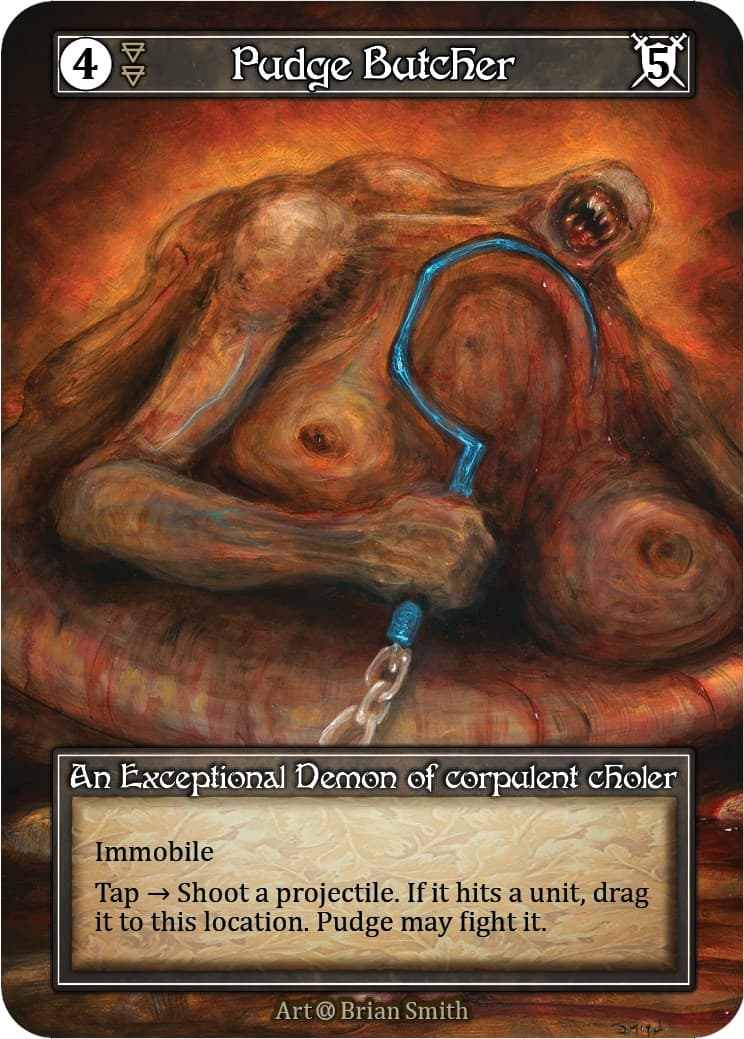 Pudge Butcher (Foil) — Alpha card
