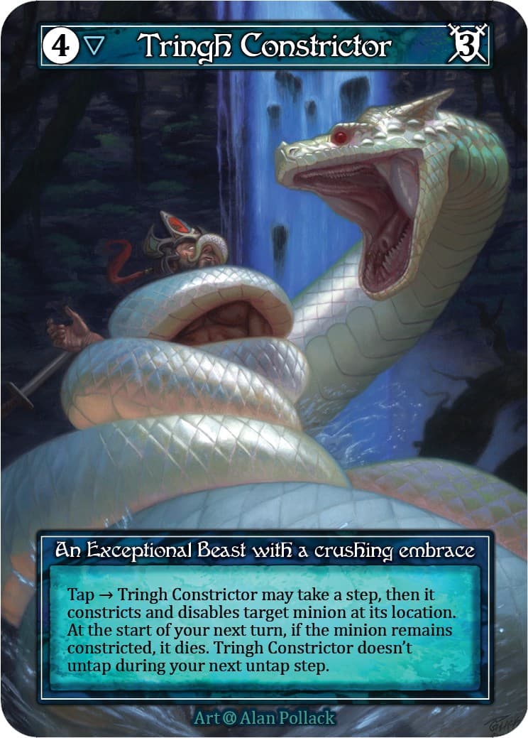 Tringh Constrictor (Foil) — Alpha card