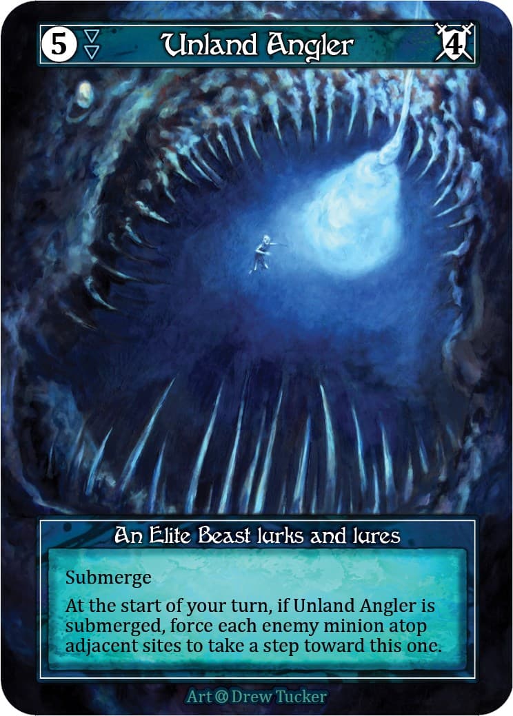 Unland Angler (Foil) — Alpha card