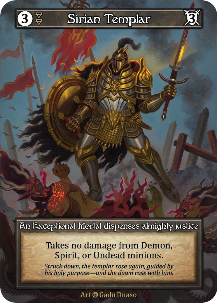 Sirian Templar (Foil) — Alpha card