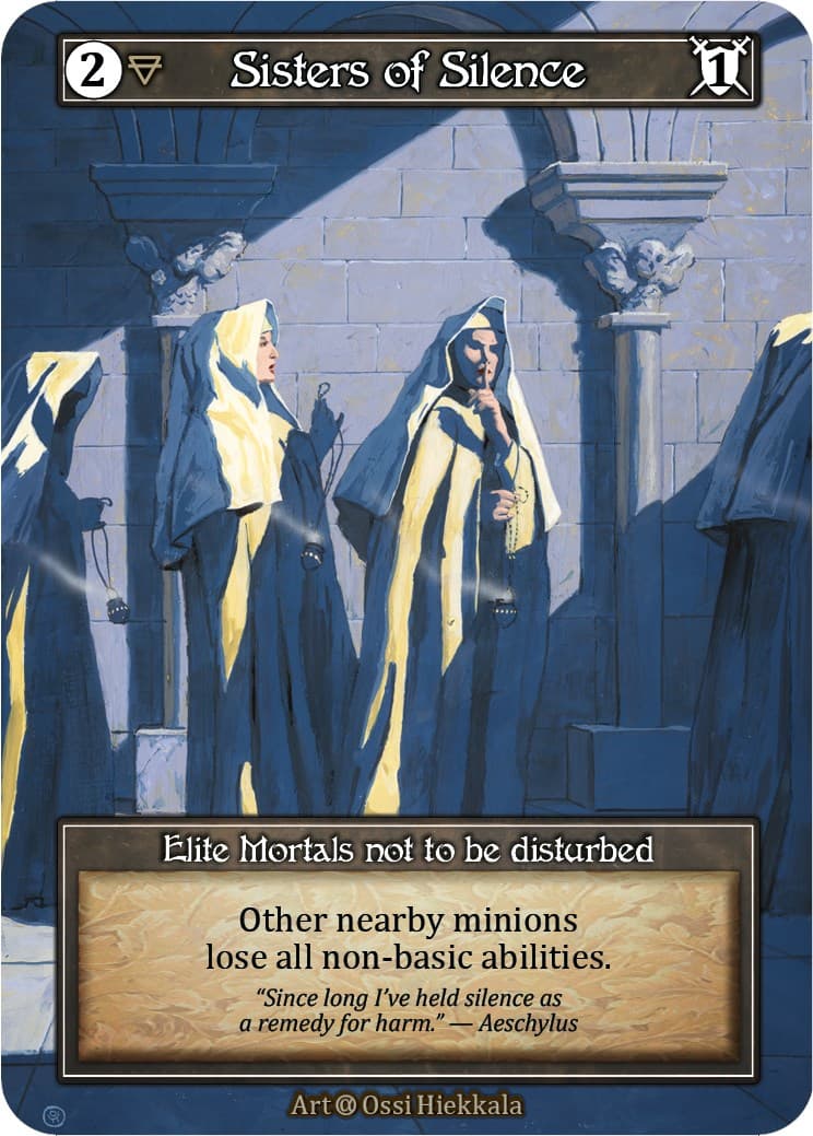 Sisters of Silence (Foil) — Alpha card
