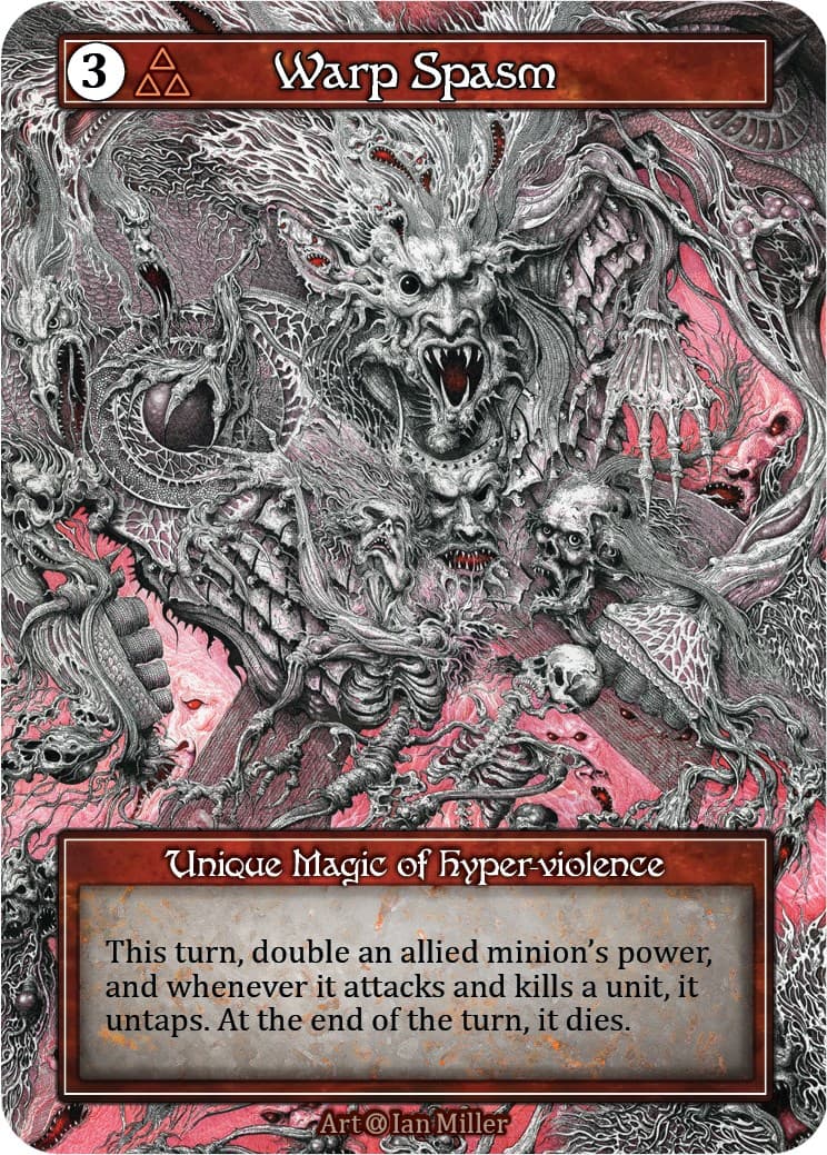 Warp Spasm (Foil) — Alpha card