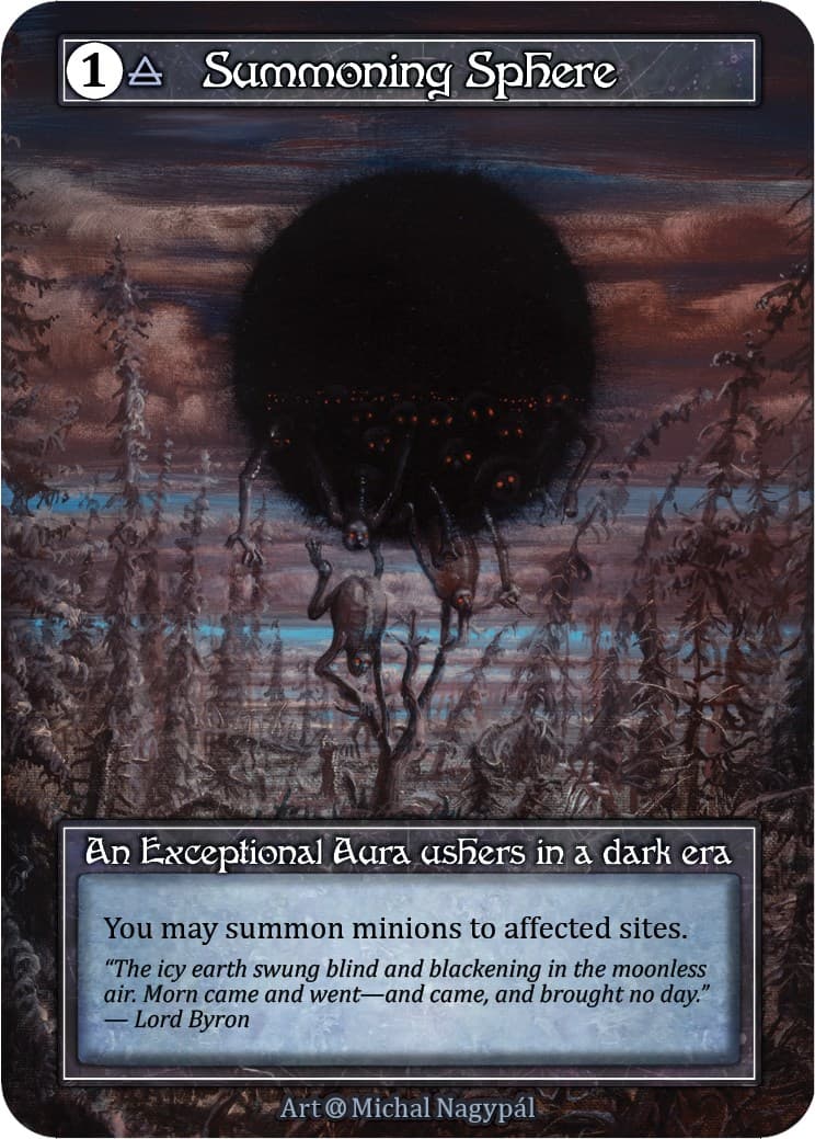 Summoning Sphere (Foil) — Alpha card