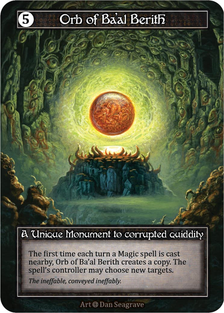 Orb of Ba'al Berith (Foil) — Alpha card