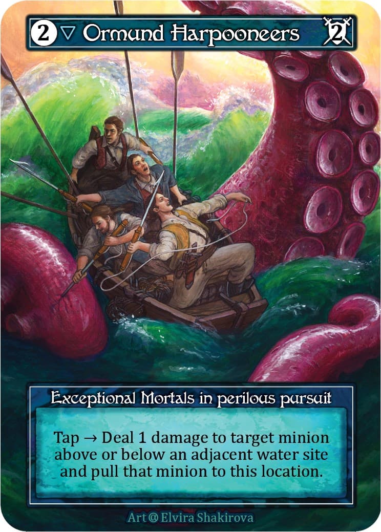 Ormund Harpooneers (Foil) — Alpha card