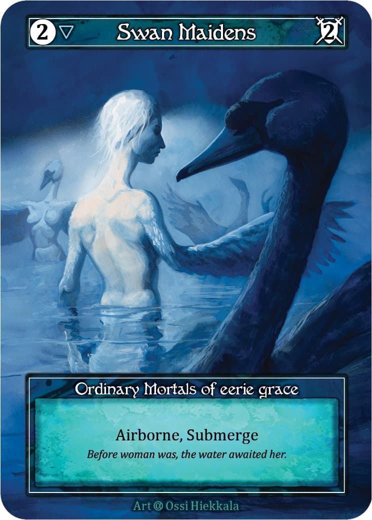 Swan Maidens (Foil) — Alpha card