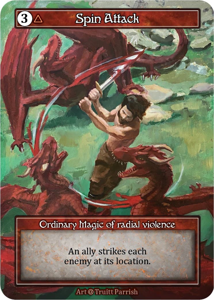 Spin Attack (Foil) — Alpha card