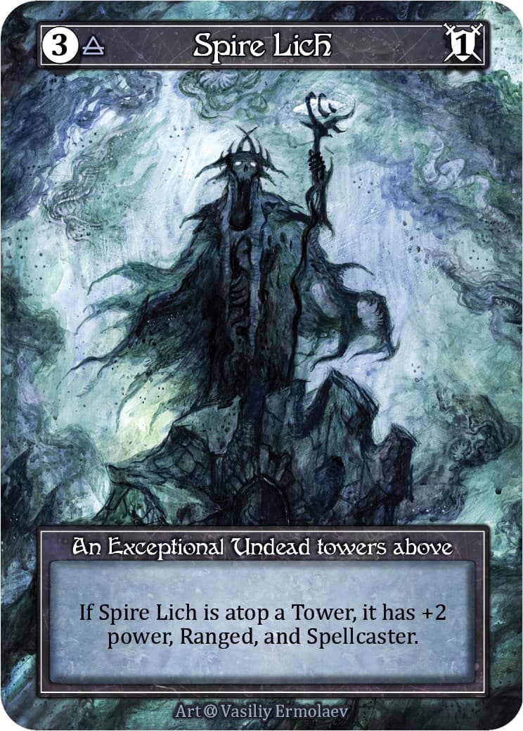 Spire Lich (Foil) — Alpha card