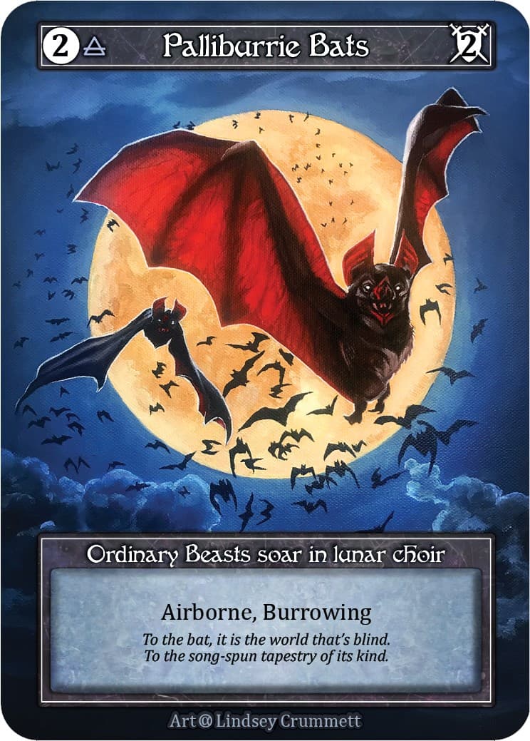 Palliburrie Bats (Foil) — Alpha card